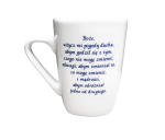 Kubek porcelanowy kwadratowy