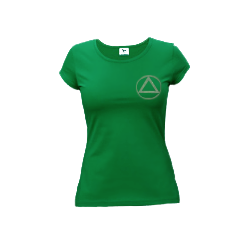 T-shirt damski zieleń Rozmiar L