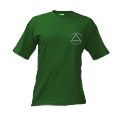 T-shirt męski ciemna zieleń Rozmiar XXL
